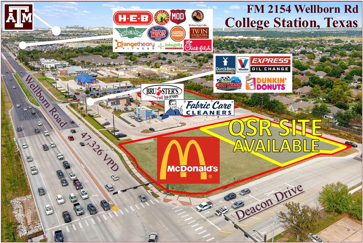 Seeking QSR in College Station, TX