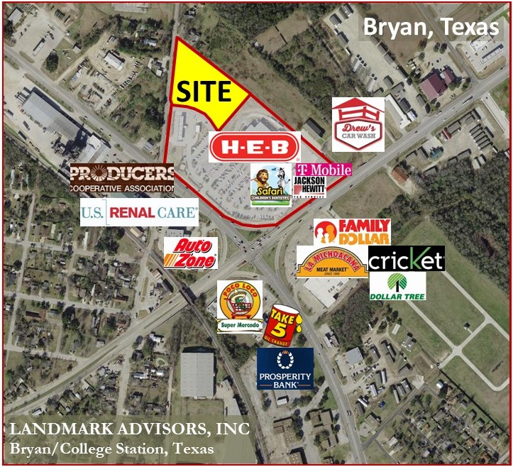 HEB Pad Site Ground Lease - Bryan, Texas