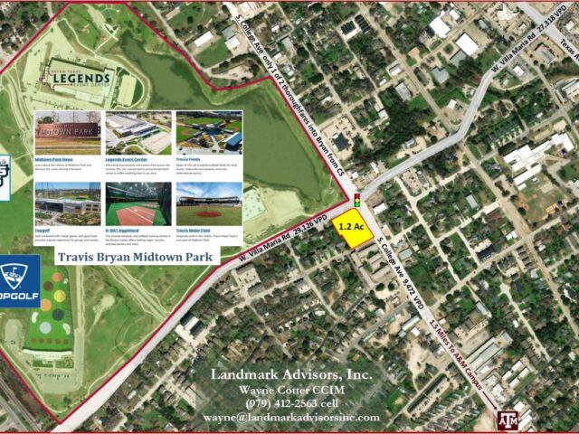 1.2 Acres @ Midtown Park Bryan, Texas